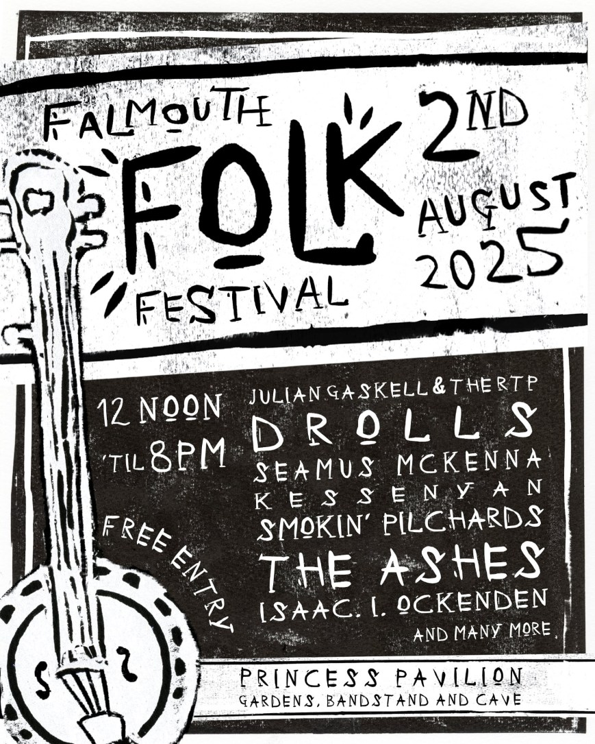 Falmouth Folk Festival 2025: Free Music in Princess Pavilion Gardens